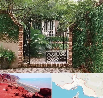 درب حیاط در هرمزگان