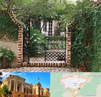 درب حیاط در خوی