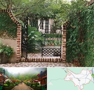 درب حیاط در فومن