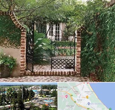 درب حیاط در رودسر