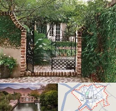 درب حیاط در دامغان