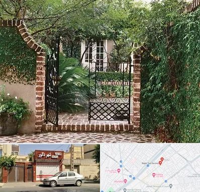 درب حیاط در باجک قم