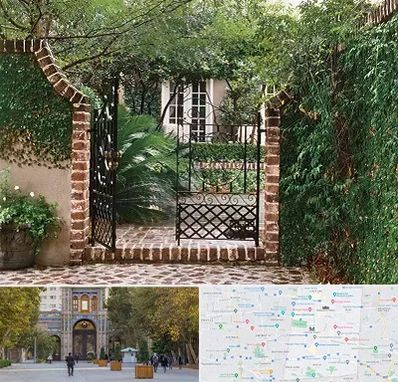 درب حیاط در منطقه 12 تهران