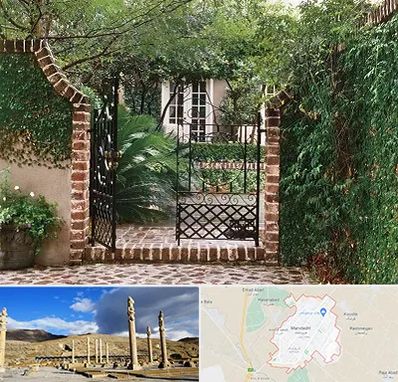 درب حیاط در مرودشت