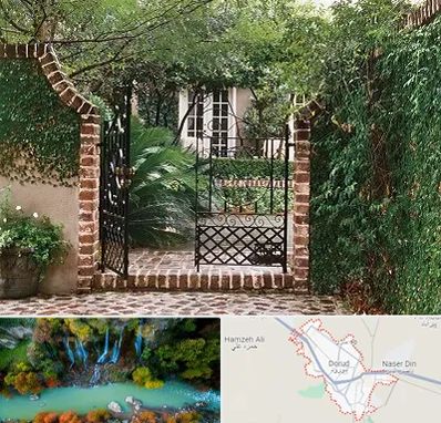 درب حیاط در دورود