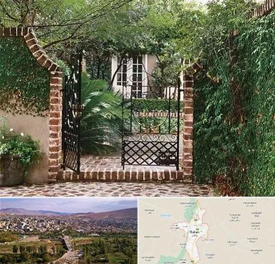 درب حیاط در بوکان