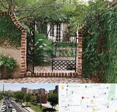 درب حیاط در شهرک آزمایش