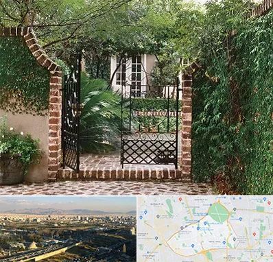 درب حیاط در منطقه 19 تهران