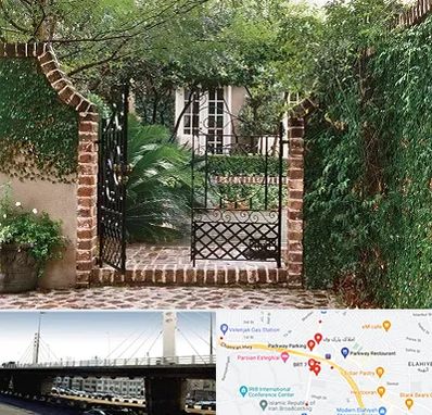 درب حیاط در پارک وی 