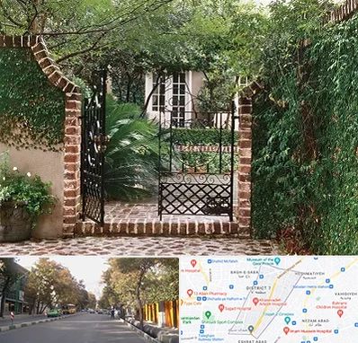 درب حیاط در شریعتی 