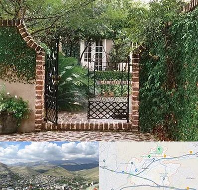 درب حیاط در رودهن