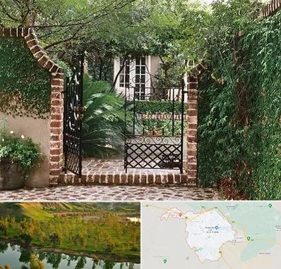 درب حیاط در بهبهان