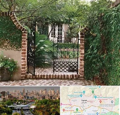 درب حیاط در منطقه 1 تهران