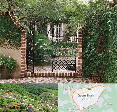 درب حیاط در قائم شهر