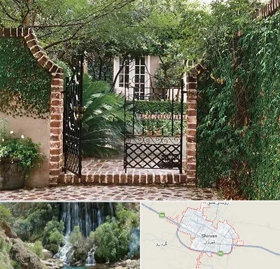 درب حیاط در شیروان