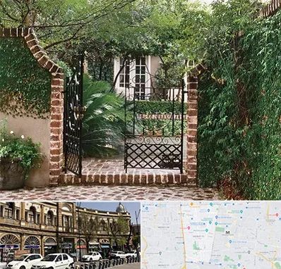 درب حیاط در منطقه 11 تهران