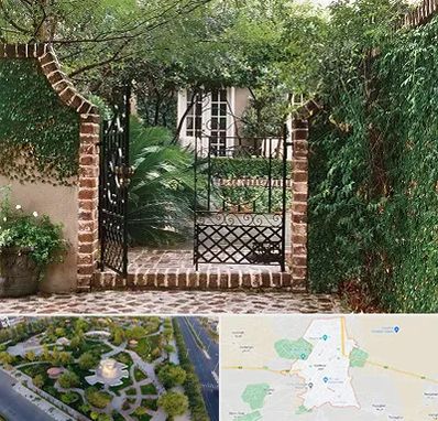 درب حیاط در کاشمر