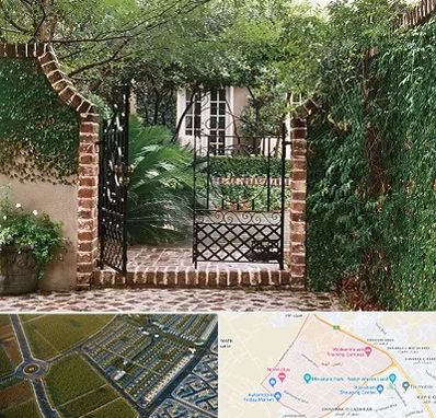 درب حیاط در الهیه مشهد