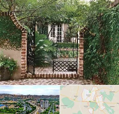 درب حیاط در شهریار