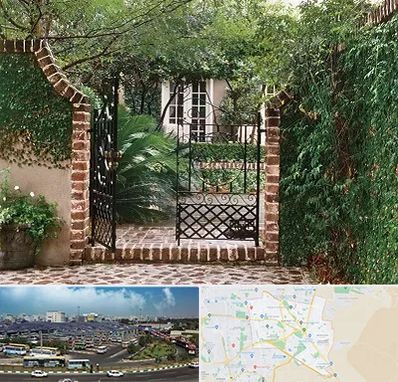 درب حیاط در منطقه 15 تهران