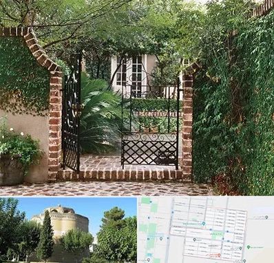 درب حیاط در مرداویج اصفهان