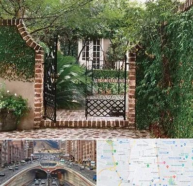درب حیاط در منطقه 10 تهران