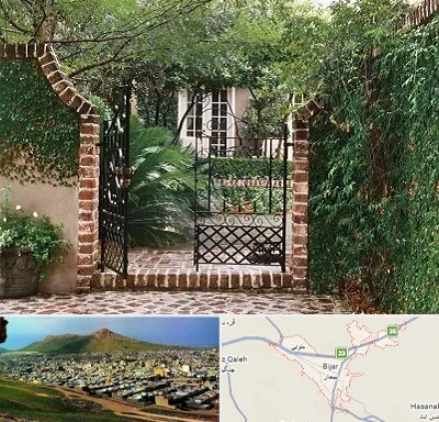 درب حیاط در بیجار