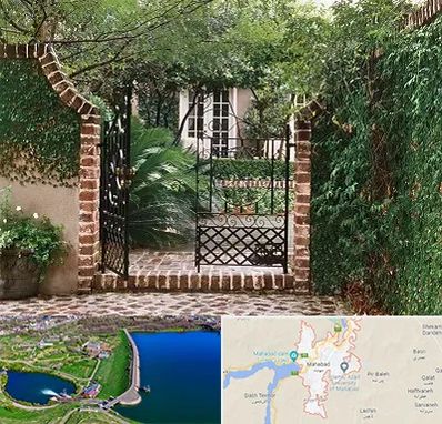 درب حیاط در مهاباد