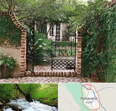 درب حیاط در نهاوند