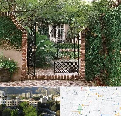 درب حیاط در دیباجی