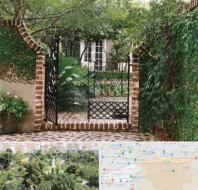 درب حیاط در منطقه 13 تهران