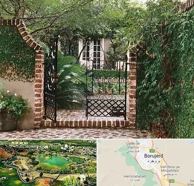 درب حیاط در بروجرد