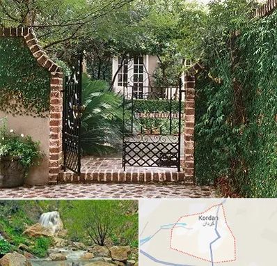 درب حیاط در کردان