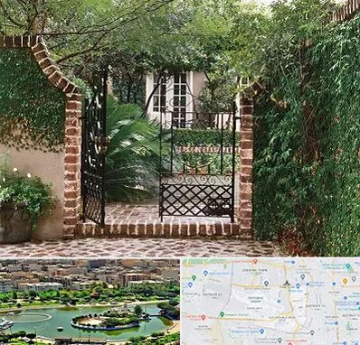 درب حیاط در منطقه 9 تهران