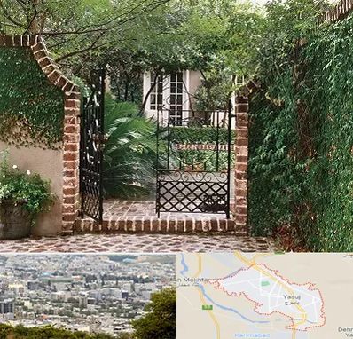 درب حیاط در یاسوج