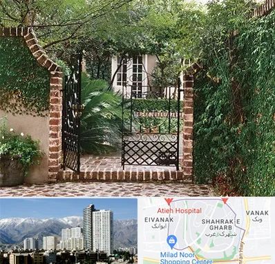 درب حیاط در شهرک غرب 