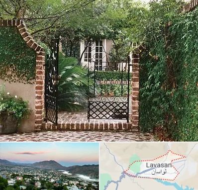 درب حیاط در لواسان