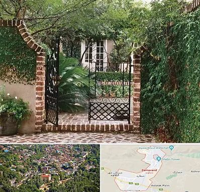 درب حیاط در دماوند