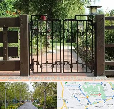 درب باغی در قدوسی غربی شیراز