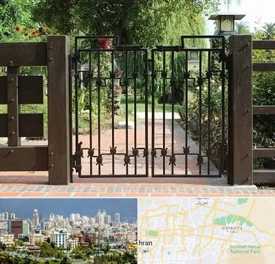 درب باغی در شرق تهران 