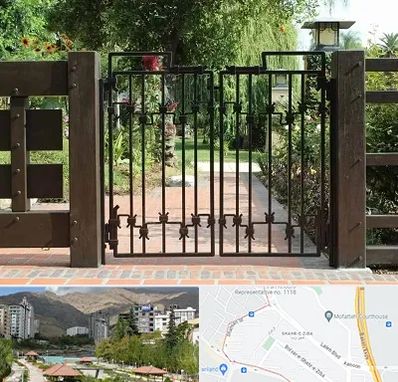 درب باغی در شهر زیبا