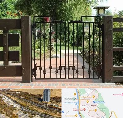 درب باغی در خیابان نیایش شیراز