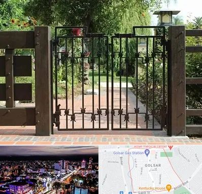 درب باغی در گلسار رشت 