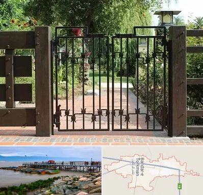 درب باغی در بندر ترکمن