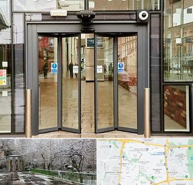 درب اتوماتیک در باغ فیض