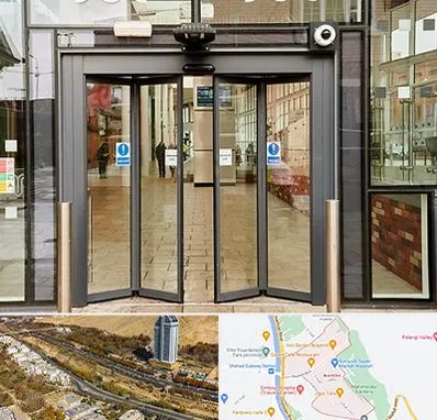 درب اتوماتیک در خیابان نیایش شیراز