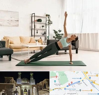 کلاس یوگا در زرگری شیراز