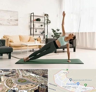 کلاس یوگا در پرند