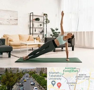 کلاس یوگا در شهران