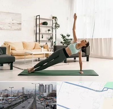 کلاس یوگا در بلوار ارتش